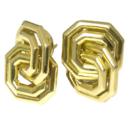 Chaumet Figure Eight Gold Earrings