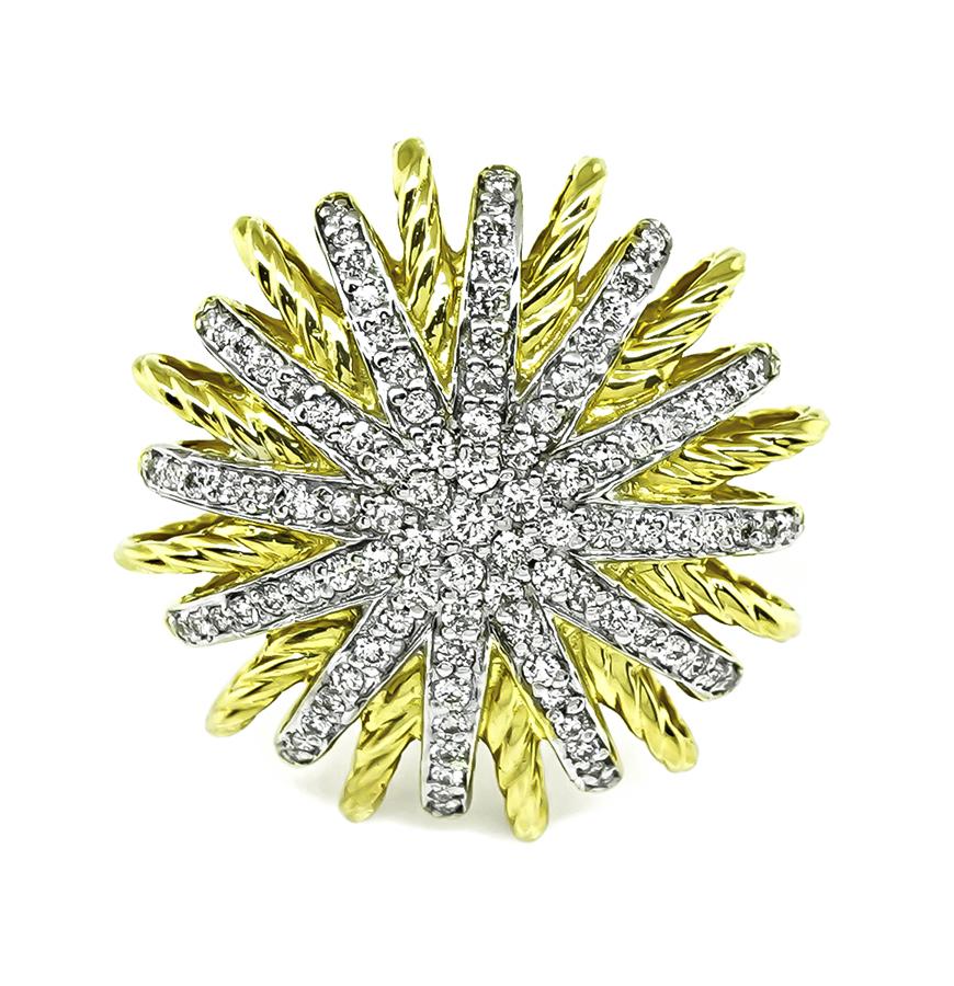 Designer David Yurman Diamond Ring