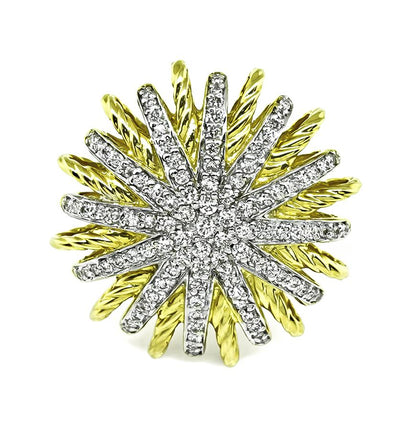 Designer David Yurman Diamond Ring