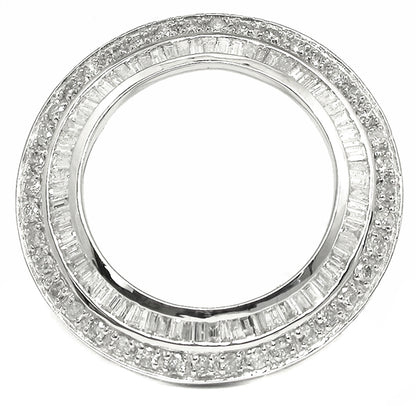Diamond 18k White Gold Pin