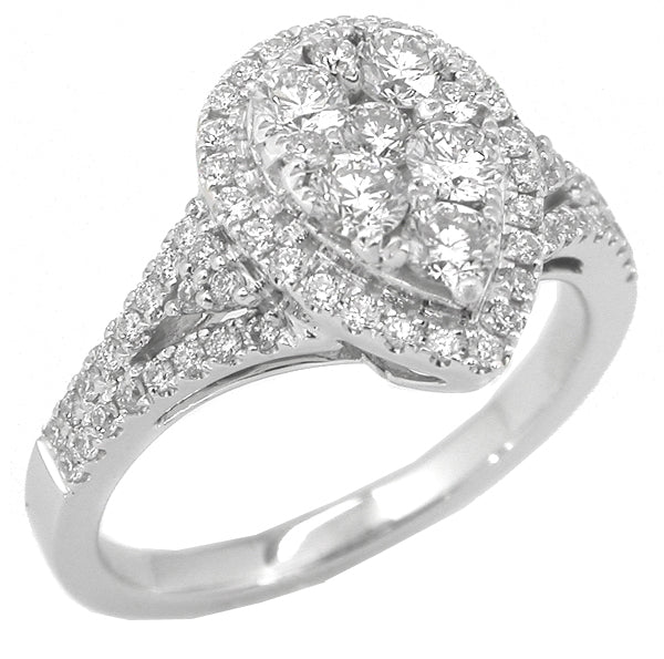 Diamond 18k White Gold Ring