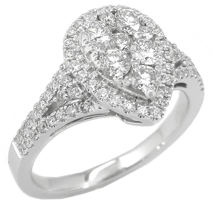Diamond 18k White Gold Ring