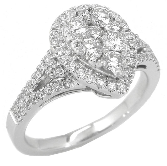 Diamond 18k White Gold Ring