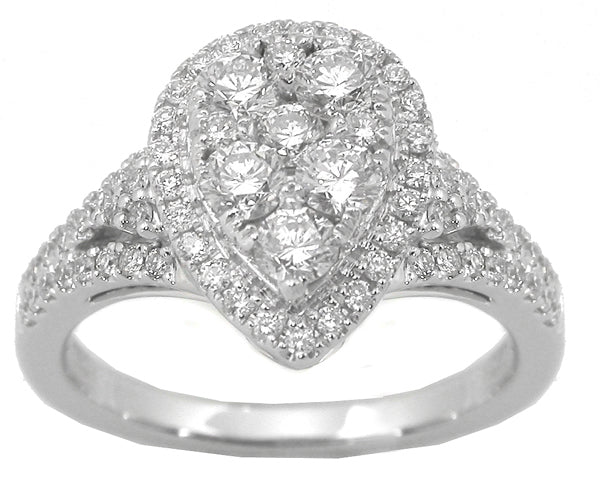 Diamond 18k White Gold Ring