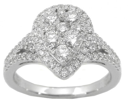 Diamond 18k White Gold Ring