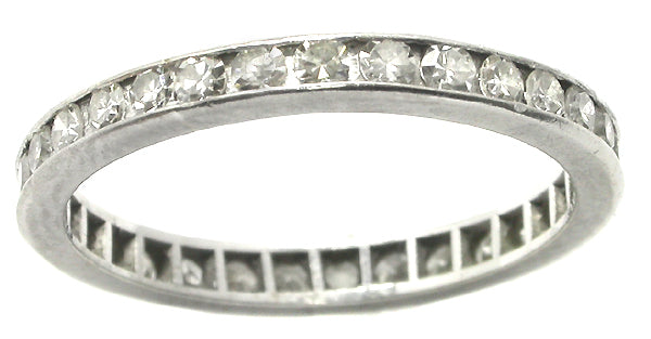 Diamond Eternity Platinum Wedding Band