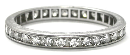 Diamond Eternity Platinum Wedding Band