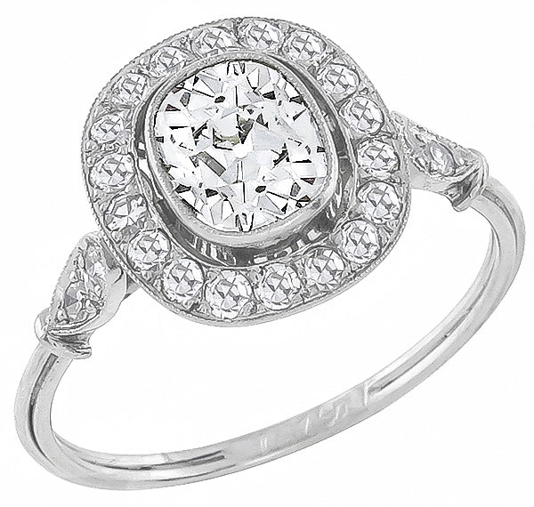 EGL Certified 1.00ct Diamond Engagement Ring