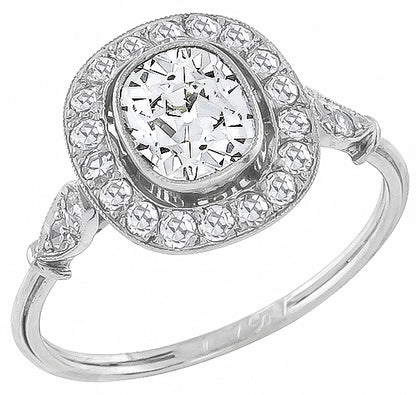 EGL Certified 1.00ct Diamond Engagement Ring