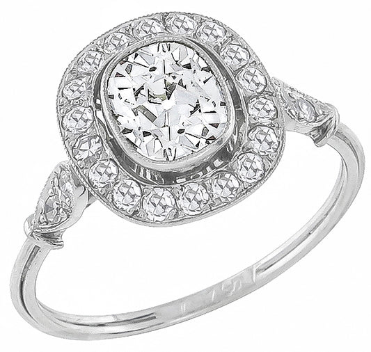 EGL Certified 1.00ct Diamond Engagement Ring