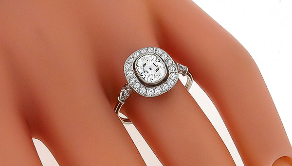 EGL Certified 1.00ct Diamond Engagement Ring