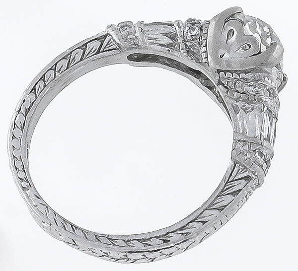 EGL Certified 1.10ct Diamond Engagement Ring