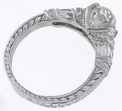 EGL Certified 1.10ct Diamond Engagement Ring