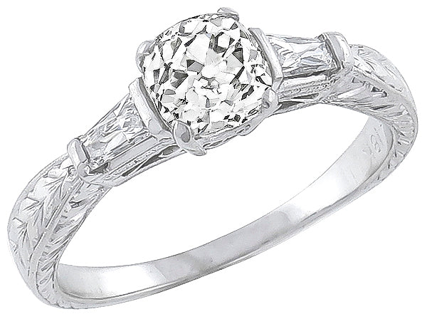 EGL Certified 1.25ct Diamond Engagement Ring