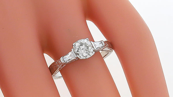 EGL Certified 1.25ct Diamond Engagement Ring