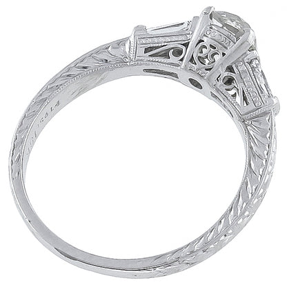 EGL Certified 1.25ct Diamond Engagement Ring