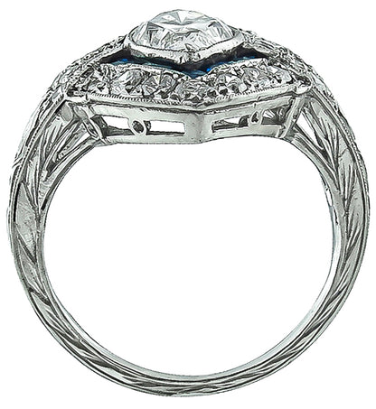 EGL Certified 1.51ct Diamond Engagement Ring