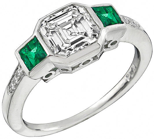 EGL Certified 1.54ct Diamond Engagement Ring