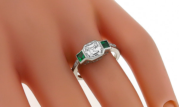 EGL Certified 1.54ct Diamond Engagement Ring