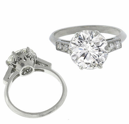 EGL Certified 2.63ct Diamond Engagement Ring