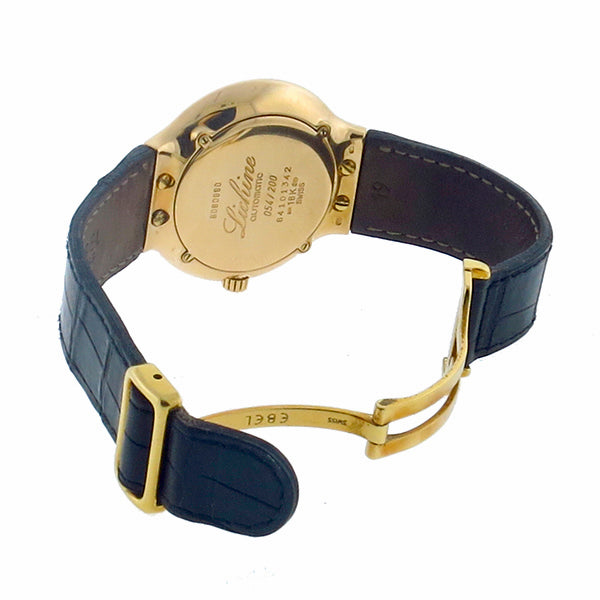 Ebel Lichene Mens Leather Strap Watch