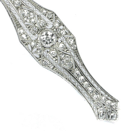 Edwardian 0.50ct Diamond Platinum Pin