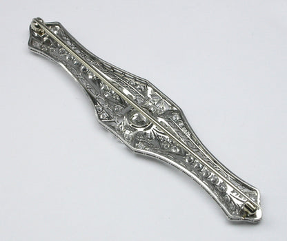 Edwardian 0.50ct Diamond Platinum Pin