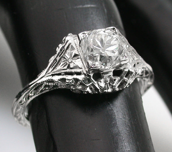 Edwardian 0.78ct  Diamond Gold   Engagement Ring