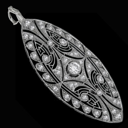 Edwardian  1.00ct Diamond  Pin/ Pendant