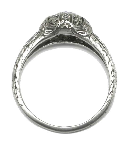 Edwardian 1.05ct Diamond Platinum Engagement Ring