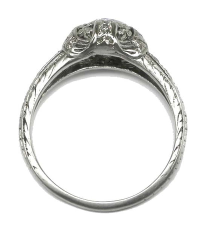 Edwardian 1.05ct Diamond Platinum Engagement Ring