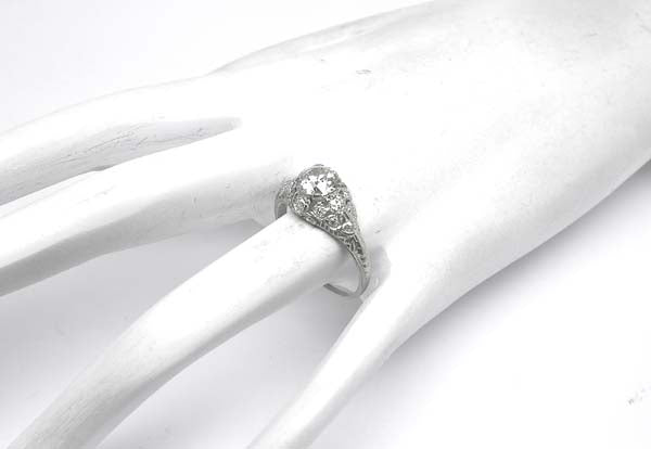 Edwardian 1.08ct Diamond Platinum Engagement Ring