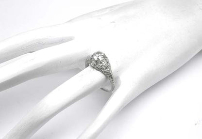 Edwardian 1.08ct Diamond Platinum Engagement Ring