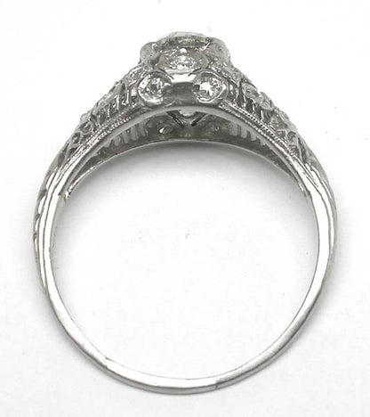 Edwardian 1.08ct Diamond Platinum Engagement Ring