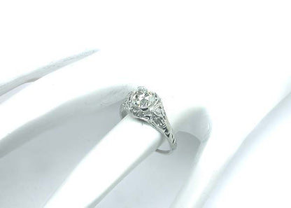 Edwardian 1.09ct Diamond Platinum Engagement Ring