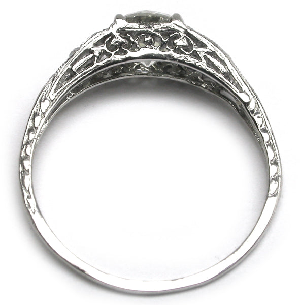 Edwardian 1.10ct Diamond Platinum Engagement Ring