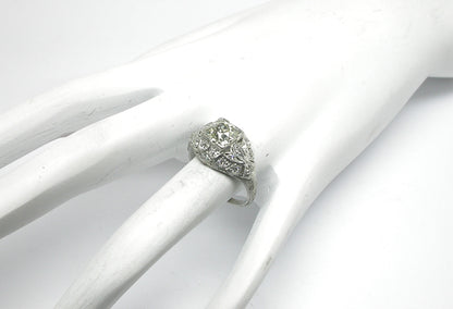 Edwardian 1.22ct Diamond Platinum Engagement Ring