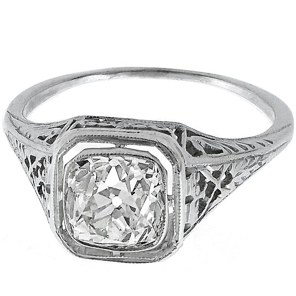 Edwardian 1.23ct Diamond  Engagement Ring