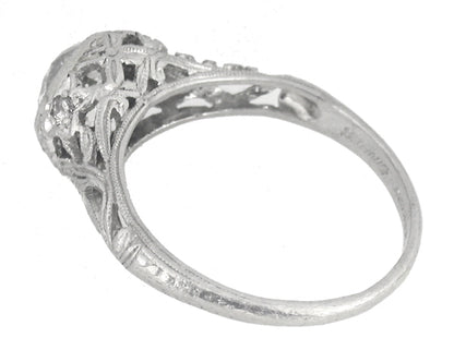 Edwardian 1.36ct Diamond Platinum Engagement Ring