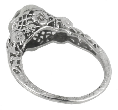 Edwardian 1.49ct Diamond 18k Gold Engagement Ring