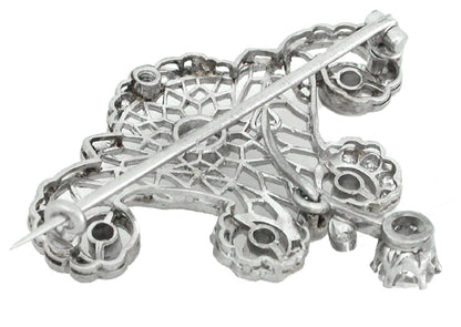 Edwardian 1.60ct Diamond 18k Gold Pin