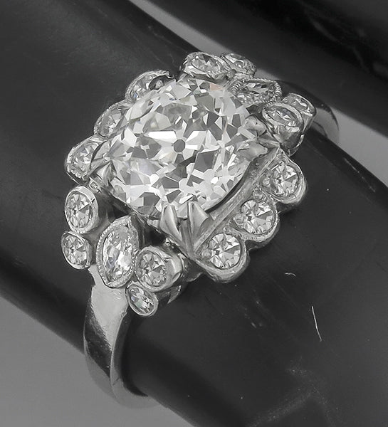 Edwardian 1.67ct   Diamond Platinum Engagement Ring