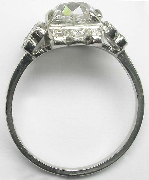 Edwardian 1.67ct   Diamond Platinum Engagement Ring