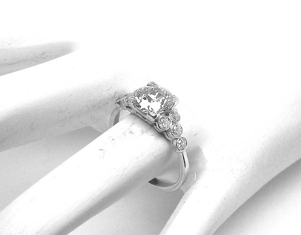 Edwardian 1.71ct Diamond Platinum Engagement Ring