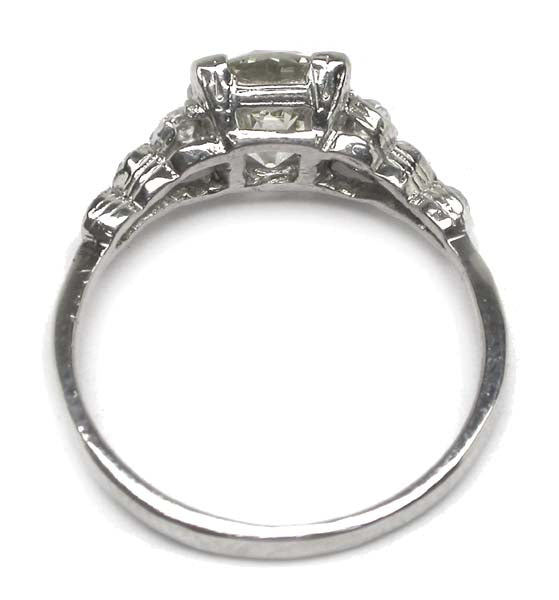 Edwardian 1.71ct Diamond Platinum Engagement Ring