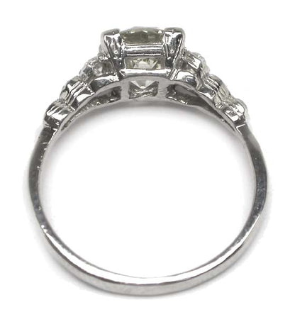 Edwardian 1.71ct Diamond Platinum Engagement Ring