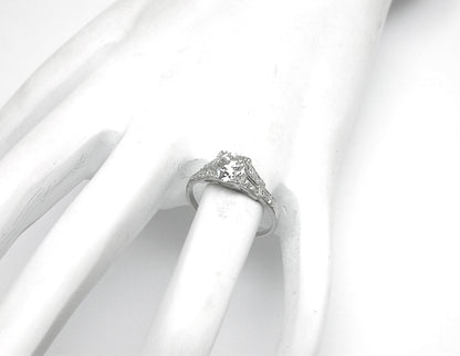 Edwardian 1ct Diamond Platinum Engagement Ring