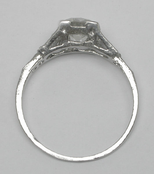 Edwardian 1ct Diamond Platinum Engagement Ring