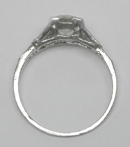 Edwardian 1ct Diamond Platinum Engagement Ring