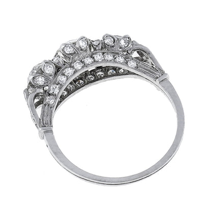 Edwardian 2.33ct Diamonds Anniversary Ring